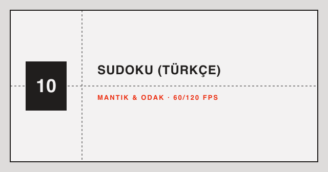 Sudoku (Türkçe)